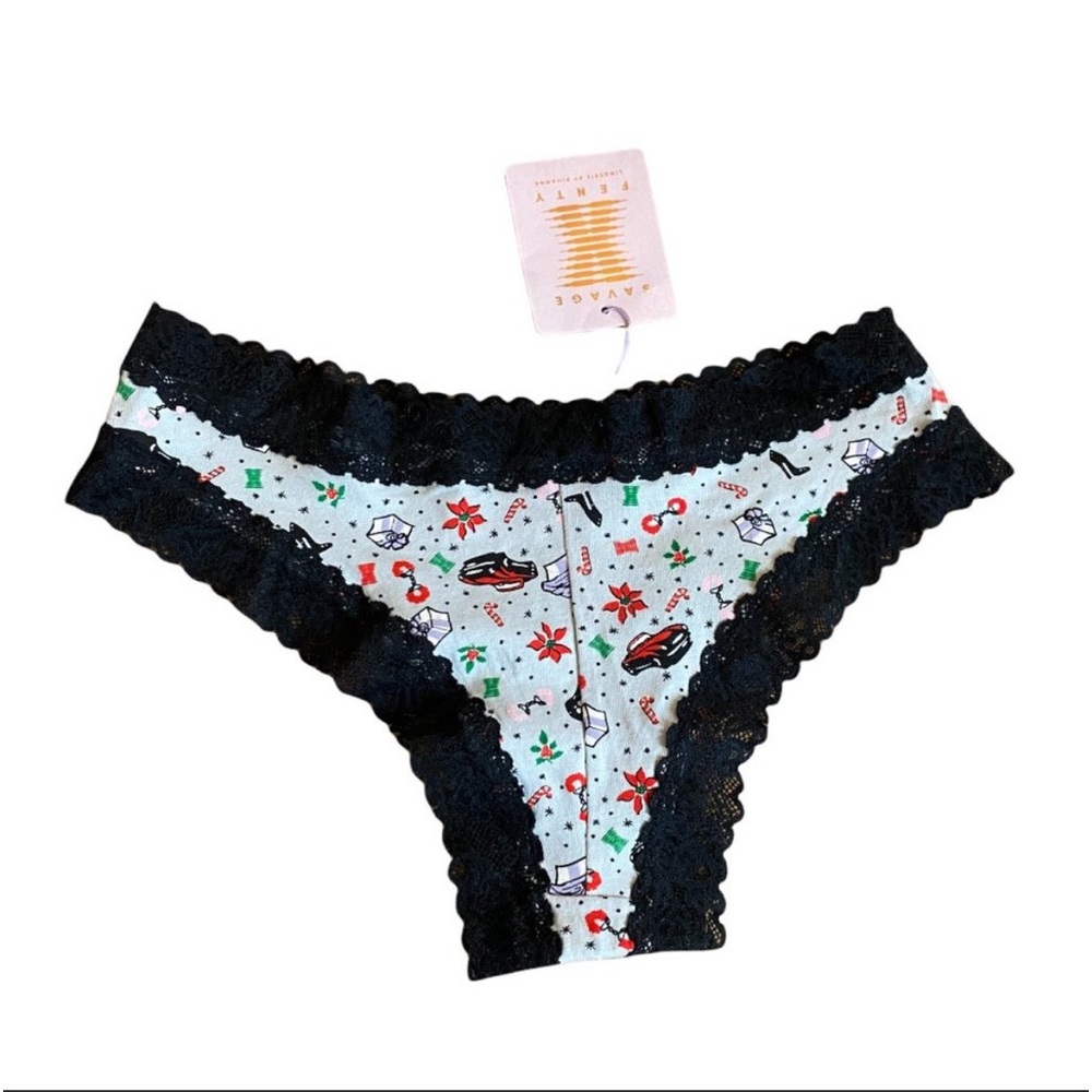 Savage X Fenty Holiday Hipster Lace Panty
